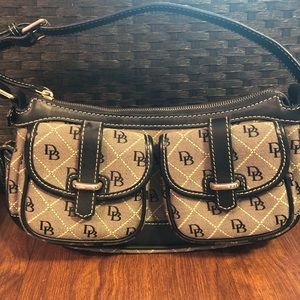 Dooney & Bourke banana bag Leather trim